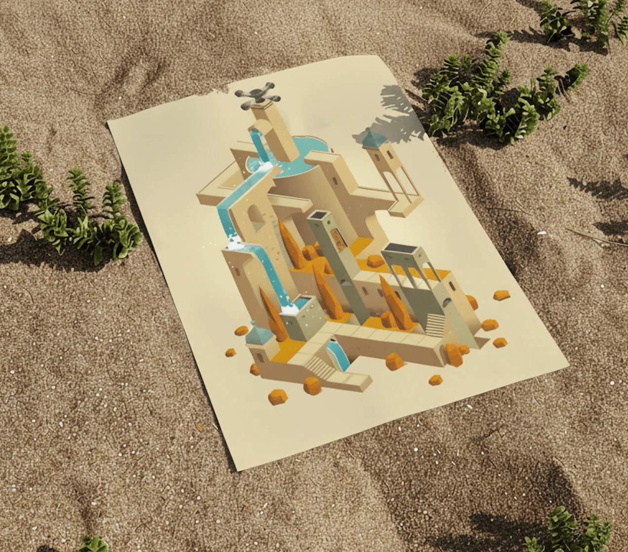 Monument Valley Illustration, immagine 1